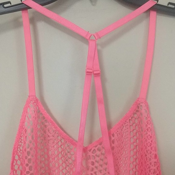 Victoria Secret Crochet Knit Crop Swim Cover Up - Picture 4 of 8